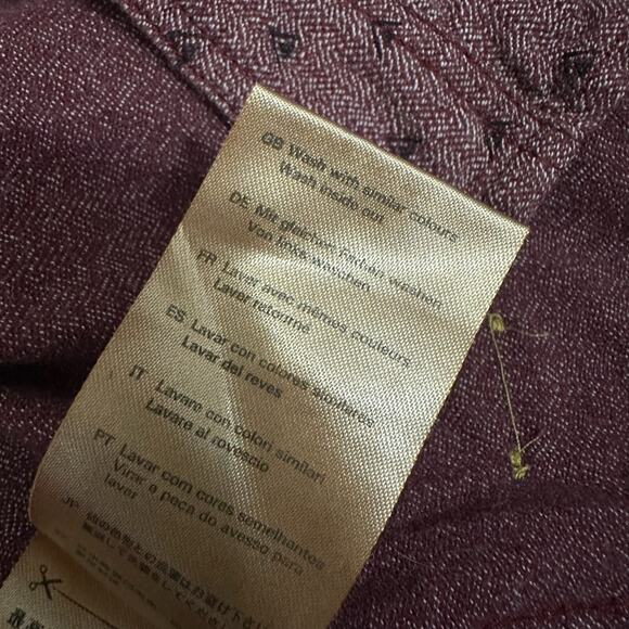 SCOTCH & SODA Button Down Shirt Dusty Mauve Geometric LS Preppy Office - Picture 8 of 10